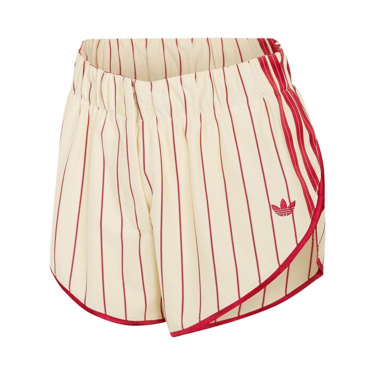 Adidas Pinstripe Firebird Shorts 'Warm Vanilla/Team Victory Red' — foto 2