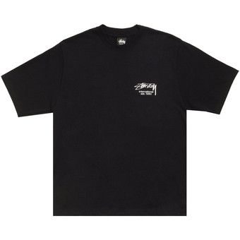 Buy Stussy Dice Clock Tee 'Black' - 1905202 BLAC | GOAT