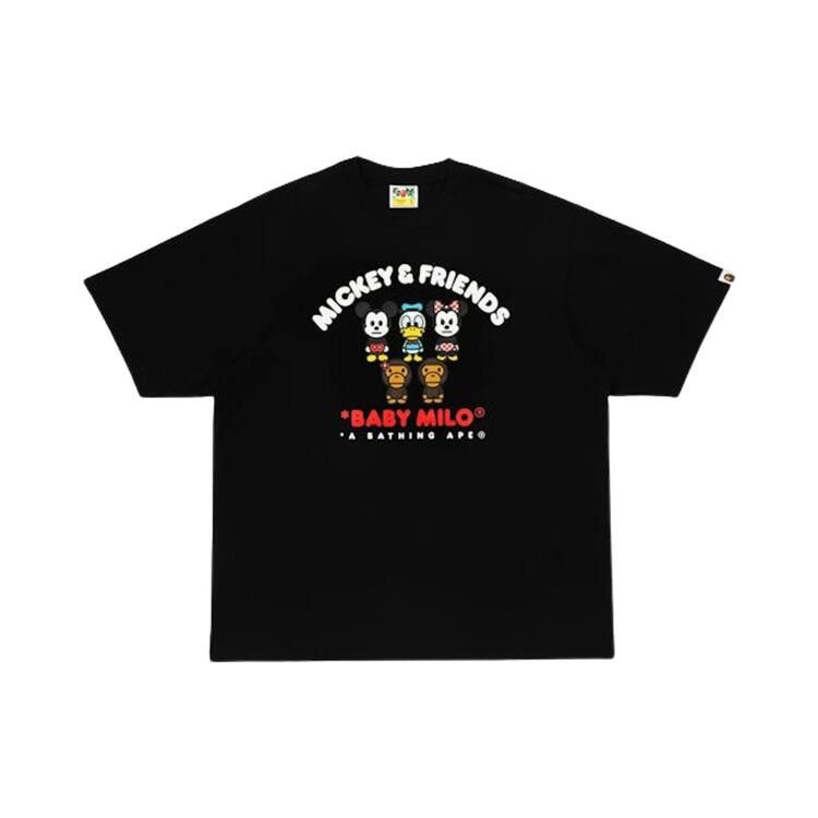 Buy BAPE X Disney Mickey & Friends Milo Relaxed Fit Tee 'Black