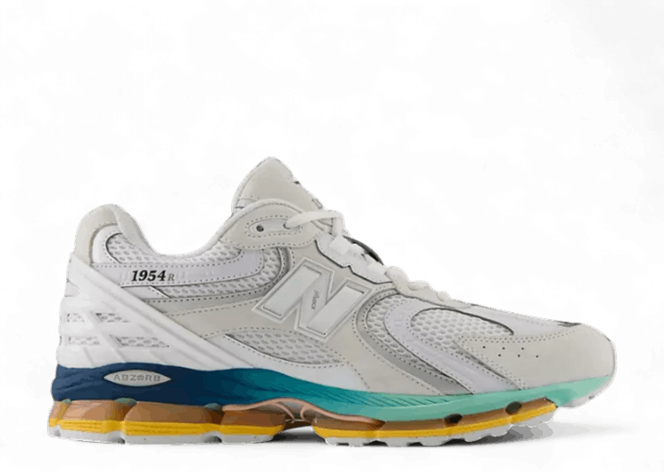 New Balance 1954R Reflection White Bright Mint — foto 2