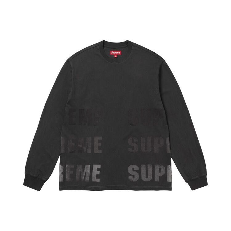 luck1126　Supreme ロンt ブラック Buy Supreme Reflective Long-Sleeve Top 'Black' - FW26KN40 BLACK | GOAT