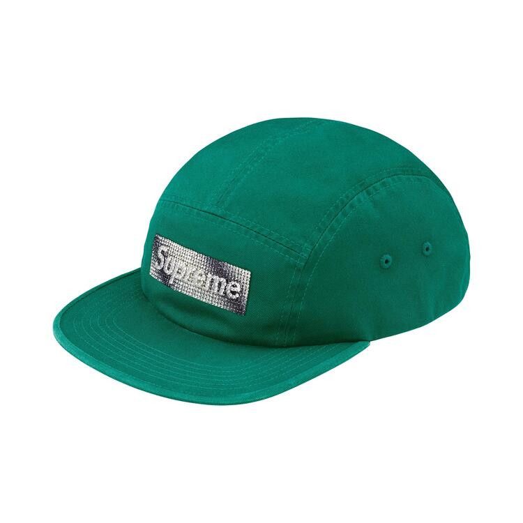 Buy Supreme Rhinestone Label Camp Cap 'Green' - FW26H102 GREEN | GOAT