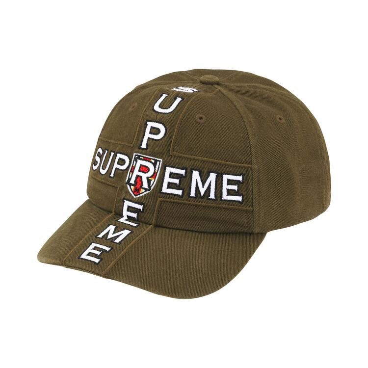 Buy Supreme Cross 6-Panel 'Olive' - FW26H63 OLIVE | GOAT