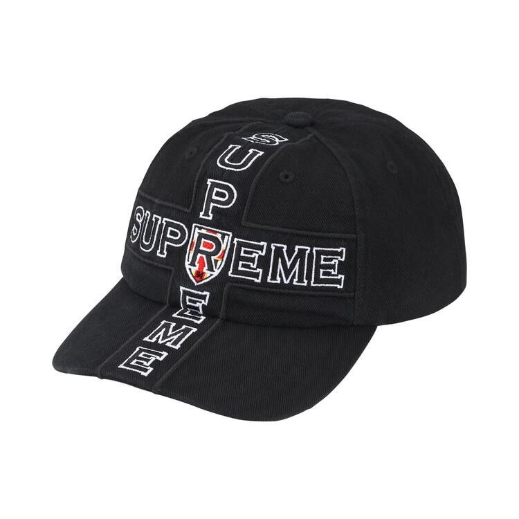 Buy Supreme Cross 6-Panel 'Black' - FW26H63 BLACK | GOAT