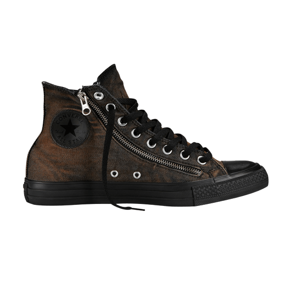 Chuck Taylor All Star Double Zip Hi 'Black Denim'