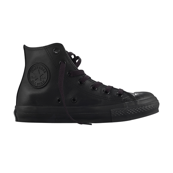 Chuck Taylor All Star Leather Hi 'Black Monochrome'