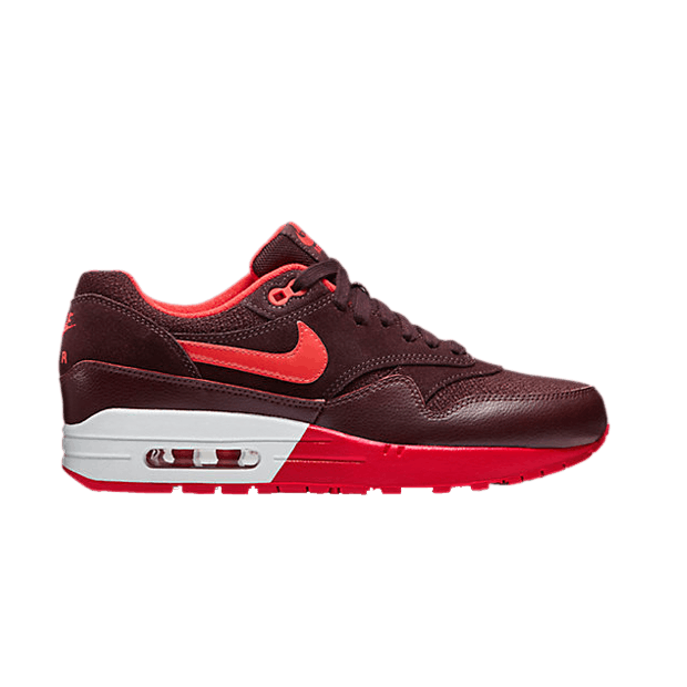 Wmns Air Max 1 'Deep Burgundy Action Red'