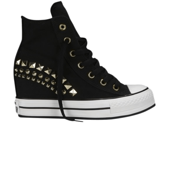 Chuck Taylor All Star Platform Plus Wedge Hi 'Black'