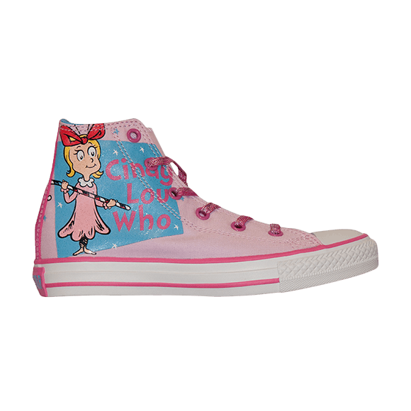 Dr. Seuss x Chuck Taylor All Star Hi GS 'Pink Lady'