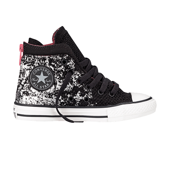 Chuck Taylor All Star Back Zip Hi GS 'Black'