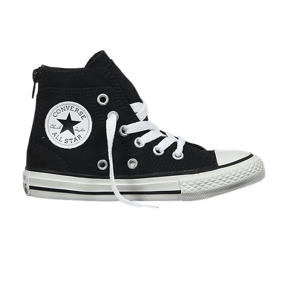 Chuck Taylor All Star Back Zip Hi GS 'Black'