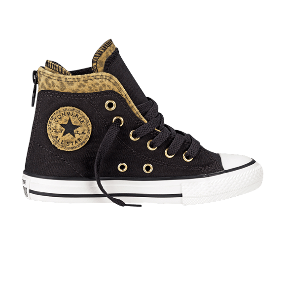 Chuck Taylor All Star Back Zip Hi GS 'Black'