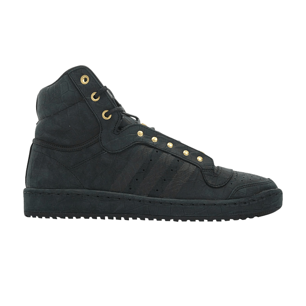 adidas Top Ten RB High Top Sneakers Black Pulse Blue GV6630 Size 10 - Adidas Top Ten RB Black Pulse Blue for sale online  main image 2