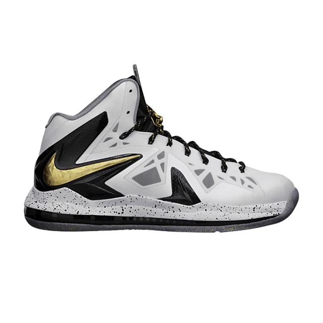 LeBron 10 P.S. Elite+ 'White Gold Black'