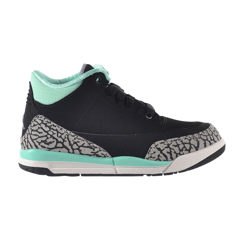 Jordan 3 Retro GP 'Black Purple Turquoise'