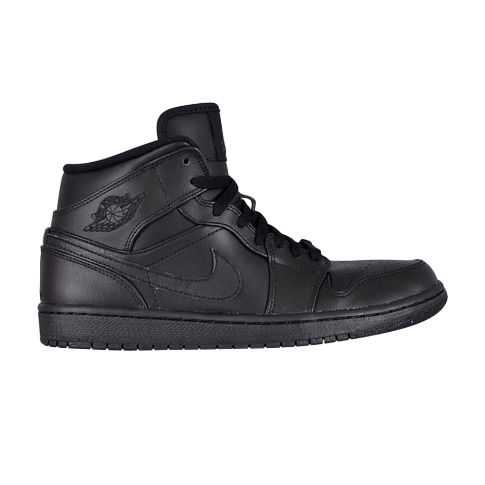 Air Jordan 1 Mid 2013 'Triple Black'