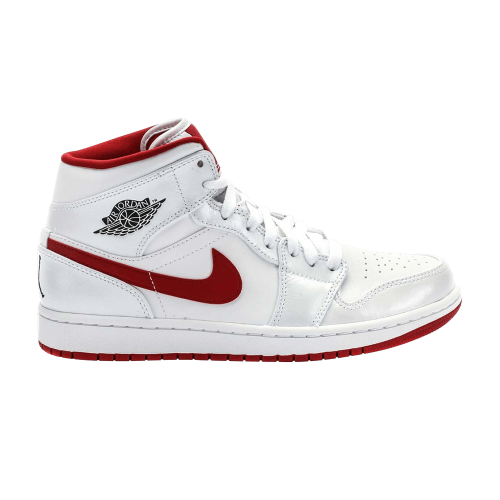 Air Jordan 1 Mid 'White Gym Red'