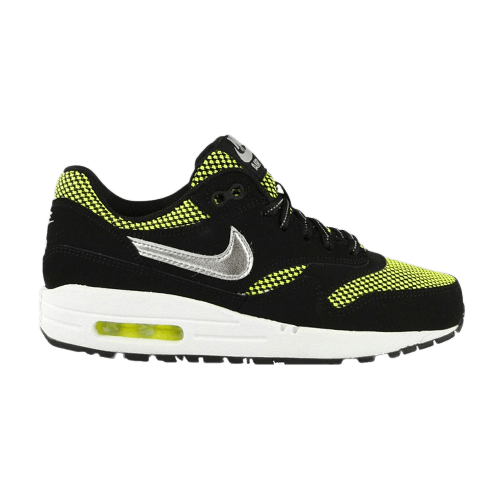 Air Max 1 LE GS 'Black Silver Volt'