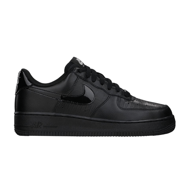 Wmns Air Force 1 '07 'Black Silver'