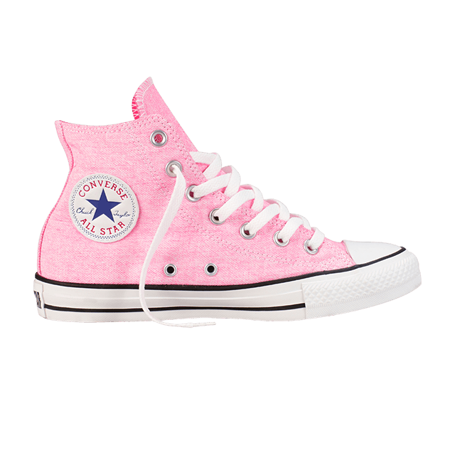 Chuck Taylor All Star Hi 'Washed Neon Pink'