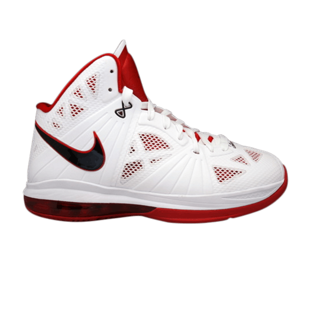 LeBron 8 PS 'White Sport Red'