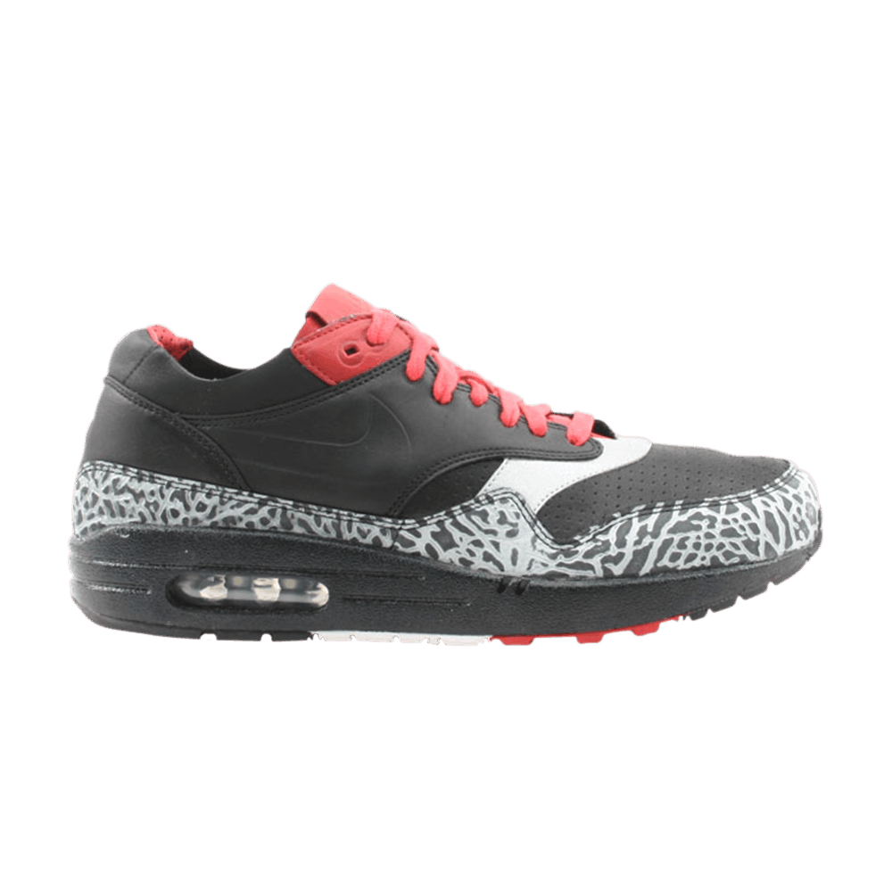 Air Max 1 NL Premium 'Elephant Print - Black Varsity Red'