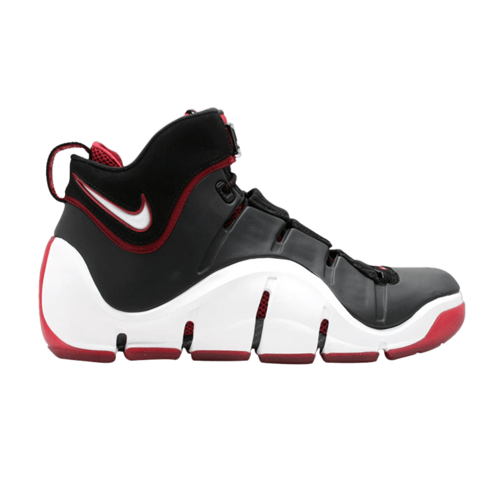 Zoom LeBron 4 'Black White Red'