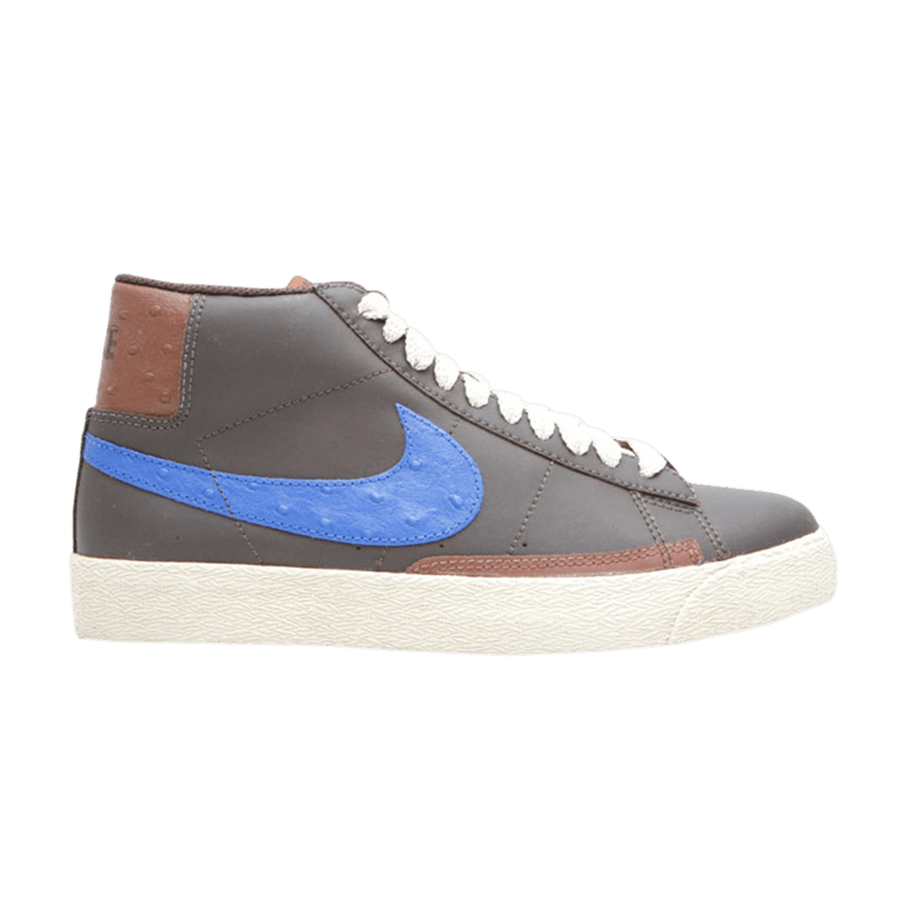 Pre-owned Nike Blazer High In Brown