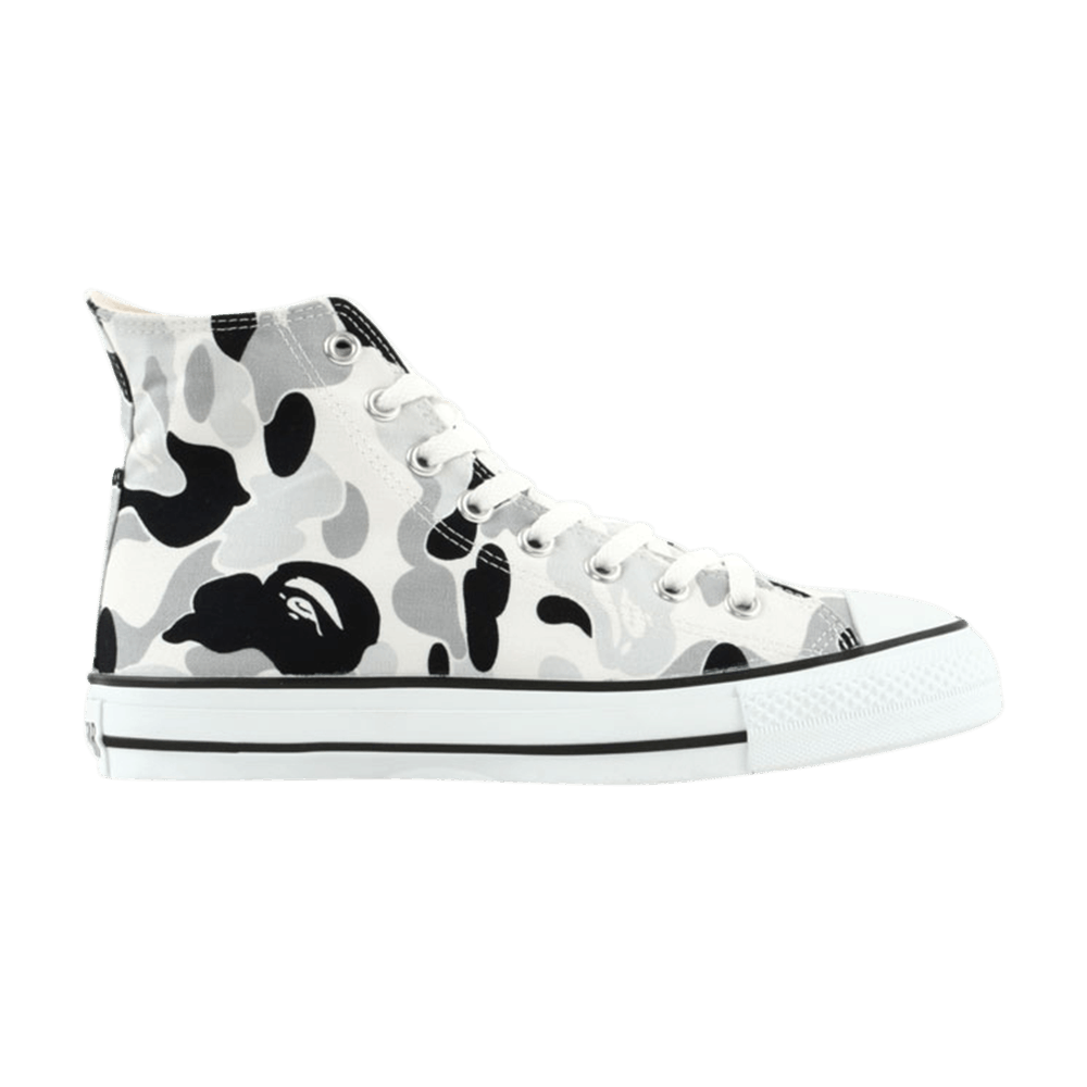 A Bathing Ape x Chuck Taylor All Star Hi 'White Camo'