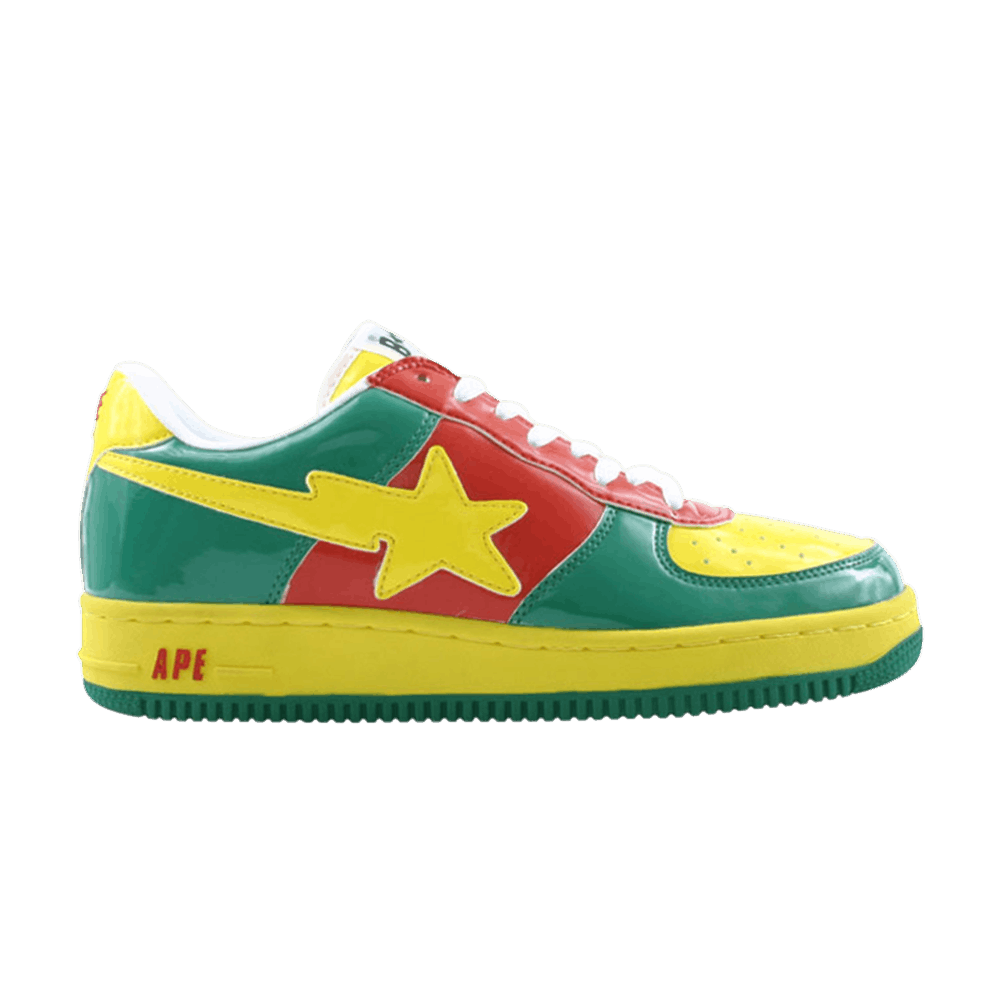 Bapesta FS-001 Low 'Rasta Red'