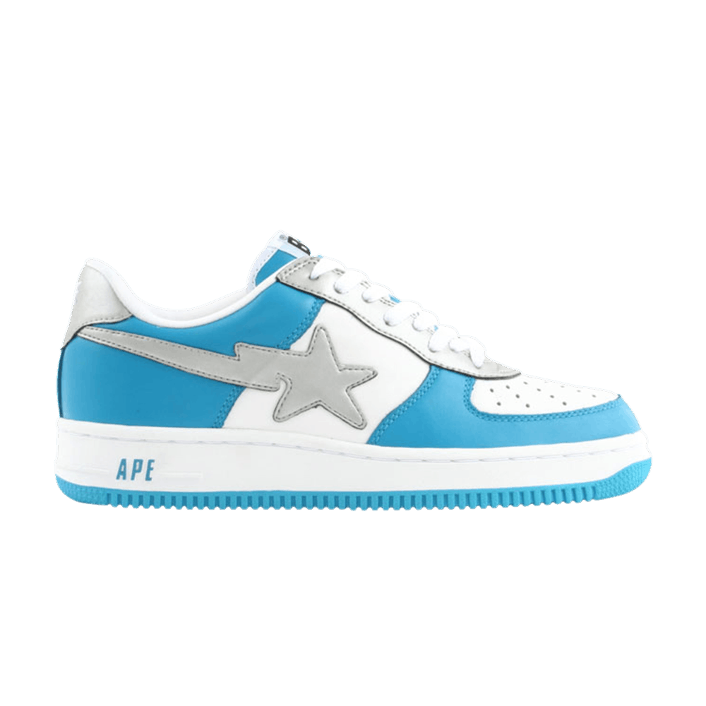 a bathing ape bapesta pastel blue