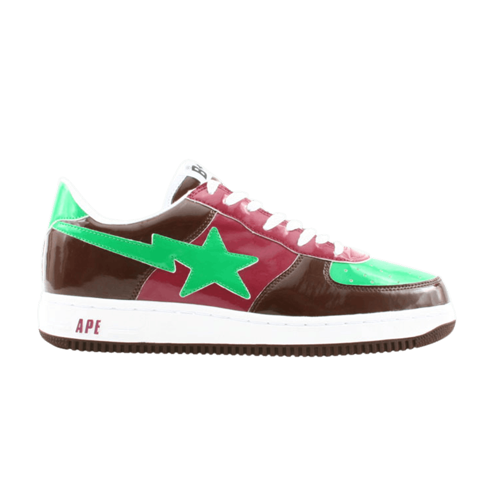 Bapesta FS-001 Low 'Green Brown Red'