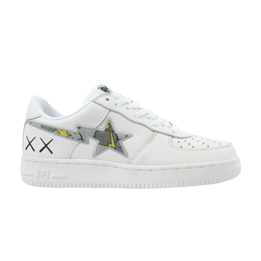 Kaws x Bapesta FS-001 Low 'Yellow Grey'