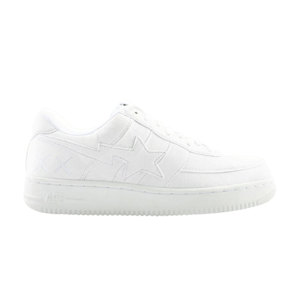 Kaws x Bapesta FS-029 Suede Low 'White'