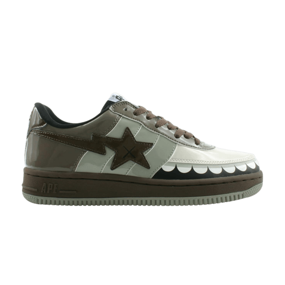 Kaws x Bapesta FS-029 Low 'Chompers - Brown'