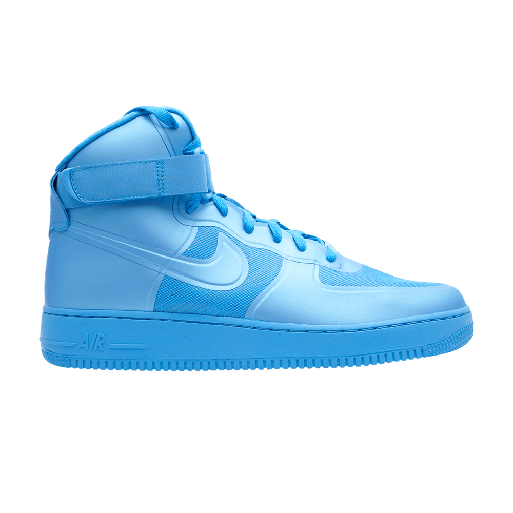 Pre-owned Nike Air Force 1 Hi Hyperfuse Prm In Blue