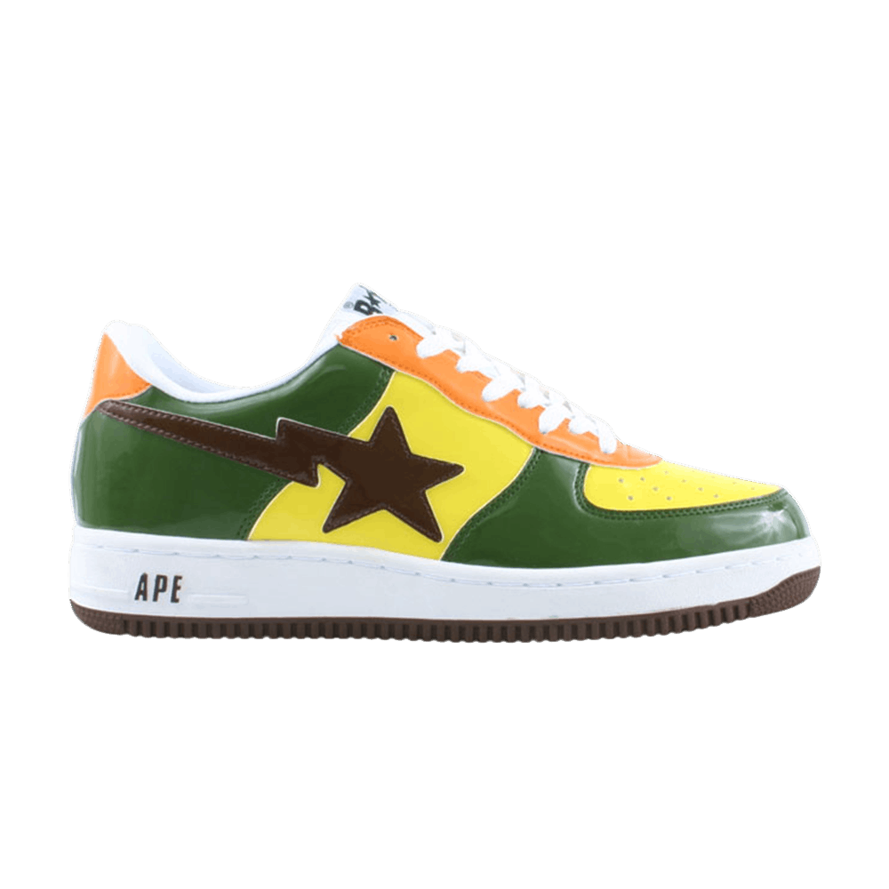 Bapesta FS-001 Low 'Yellow Green Orange'