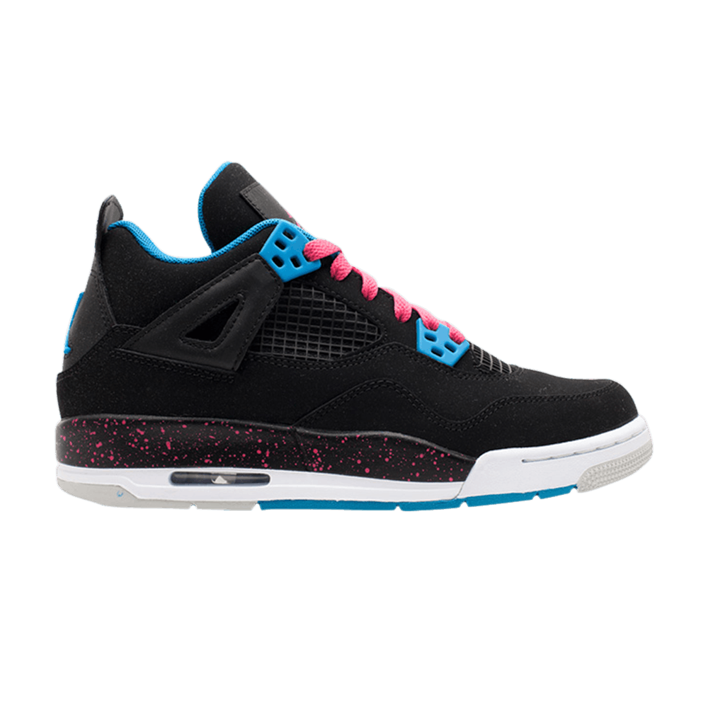 Air Jordan 4 Retro GS 'Black Vivid Pink'