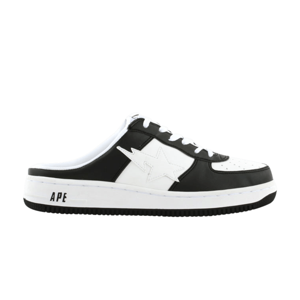 Bapesta Slip-On FS-030 Low 'White Black'