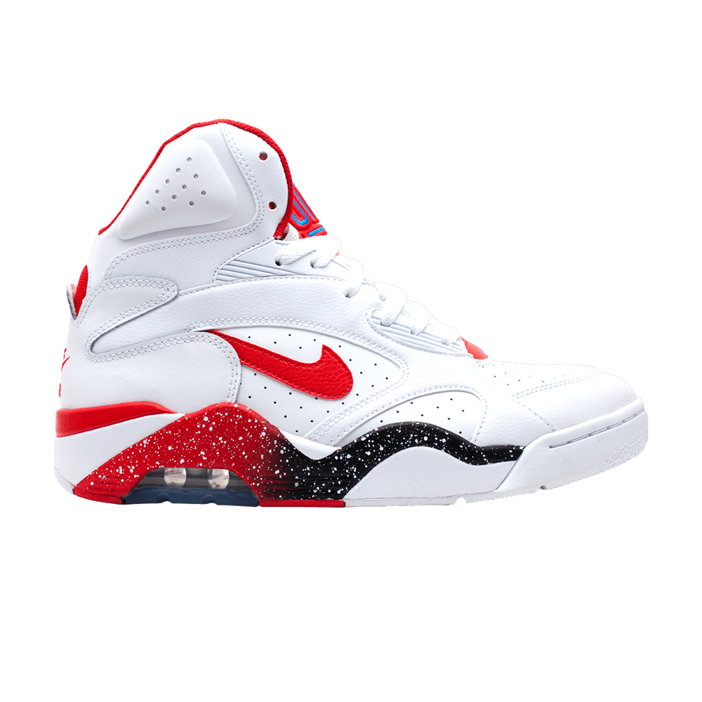Air Force 180 Mid 'White Hyper Red'