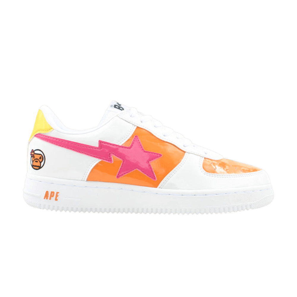 Bapesta FS-001 Low 'Baby Milo - White Orange'