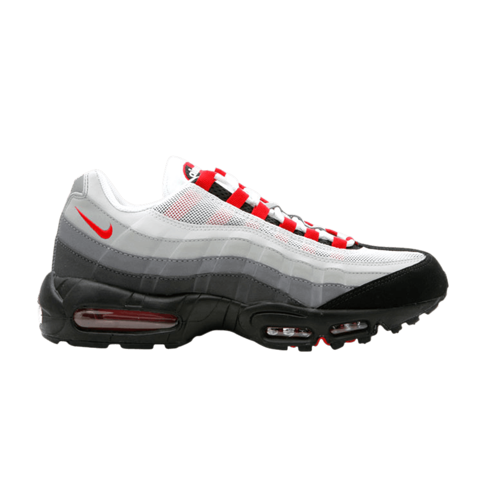 Air Max 95 'White Sport Red Grey' 2009