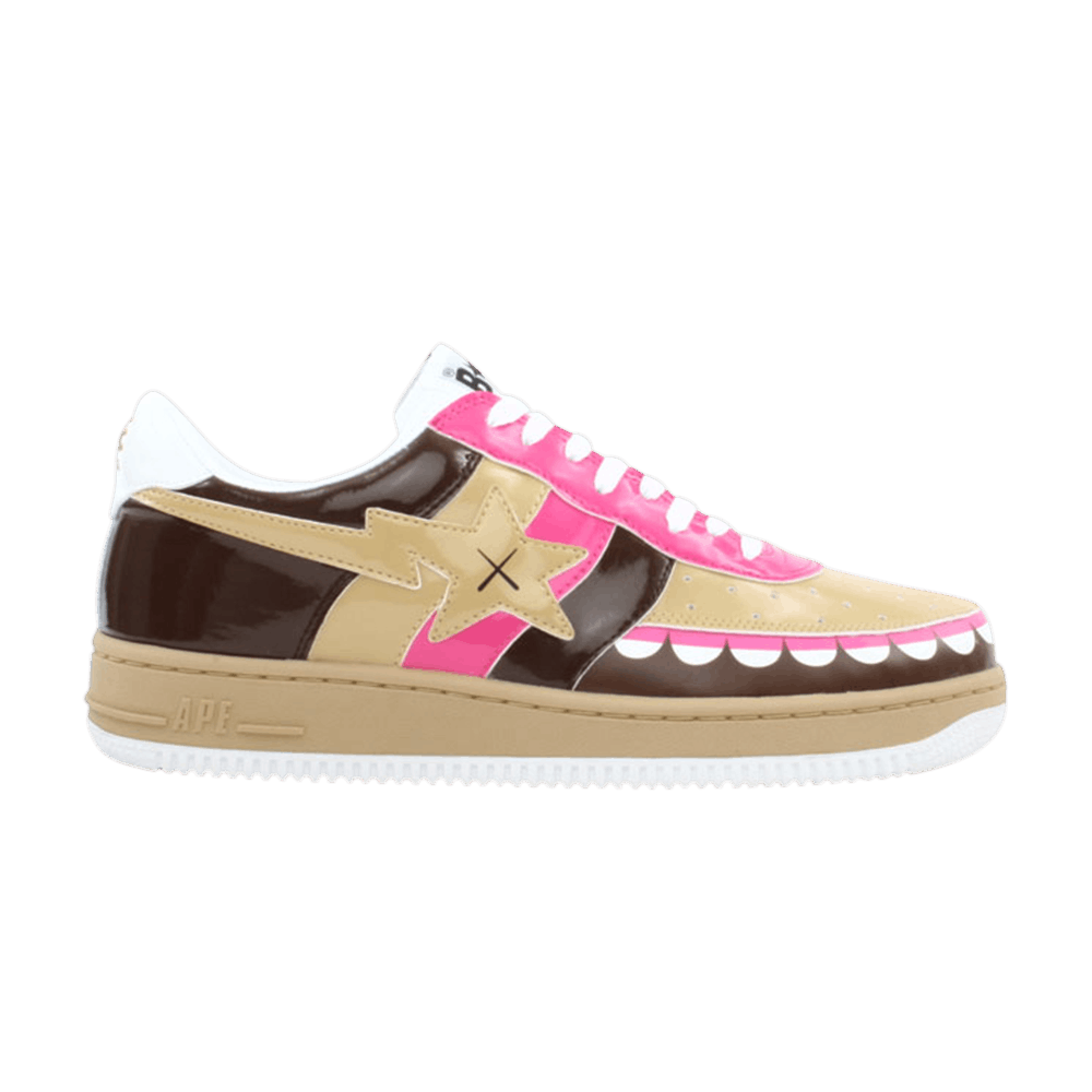 Kaws x Bapesta FS-029 Low 'Chompers - Coffee'