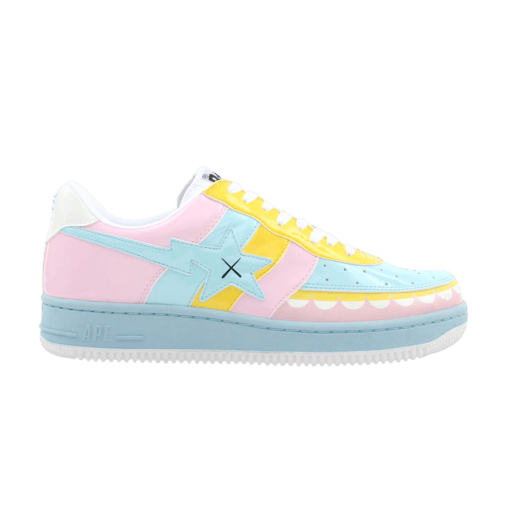 Kaws x Bapesta FS-029 Low 'Chompers - Sax Pink'