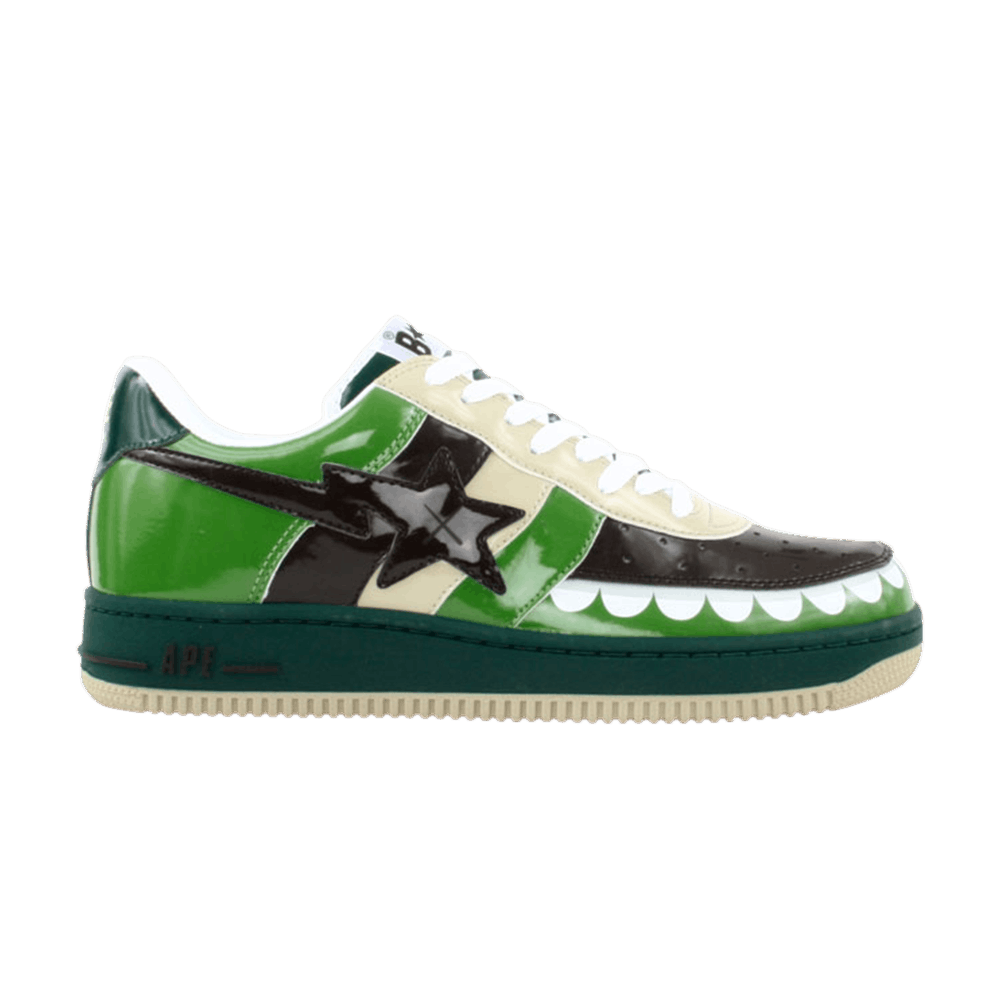 Kaws x Bapesta FS-029 Low 'Chompers - Green'