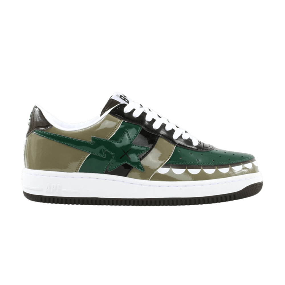 Kaws x Bapesta FS-029 Low 'Chompers - Green'