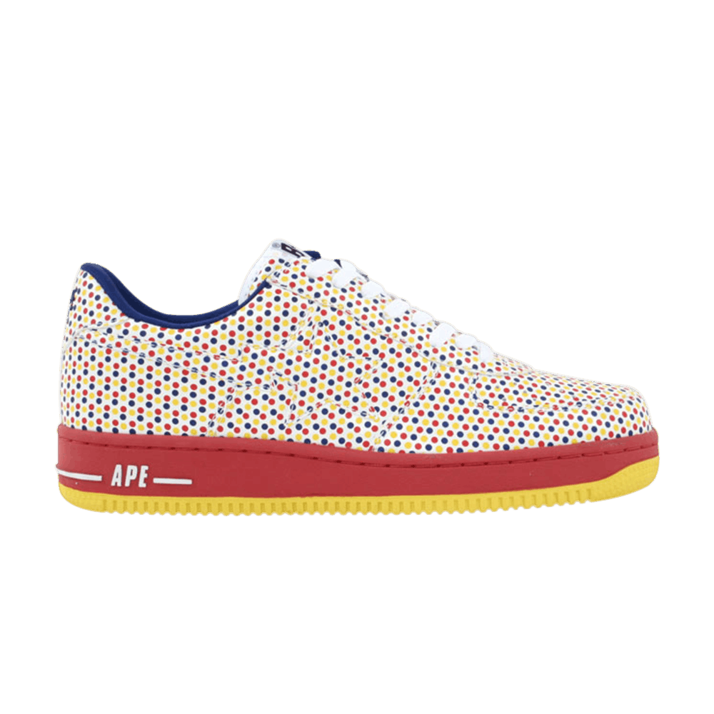 Bapesta FS-001 Low 'Red Yellow Blue Polka Dots'