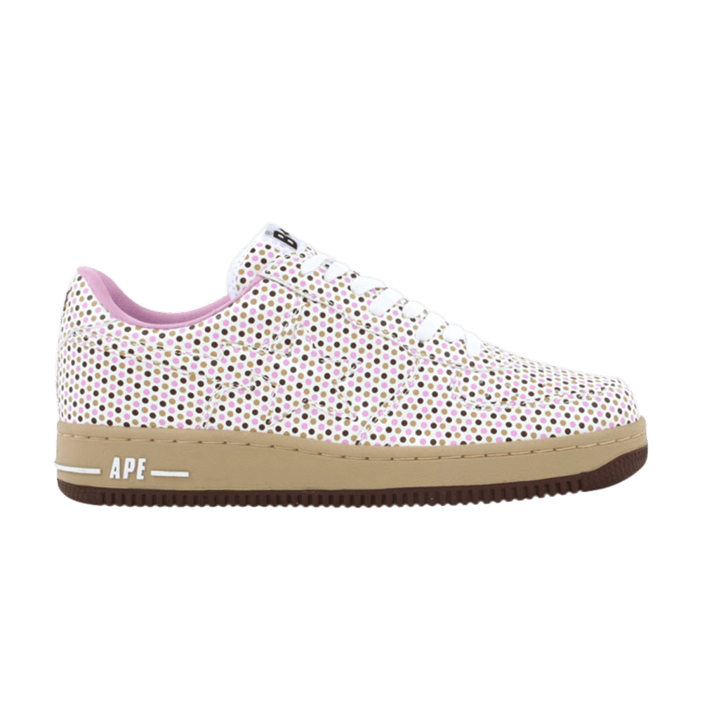 Bapesta FS-001 Low 'Pink Brown Polka Dots