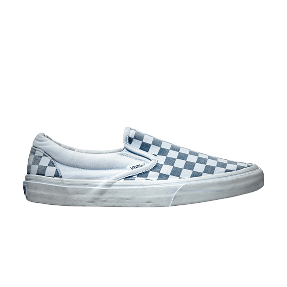 Classic Slip-on (Over Washed) Checkerboard Dress Blue