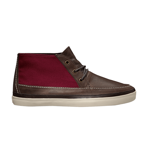 Mesa 79 California Leather Brown/ Red Canvas
